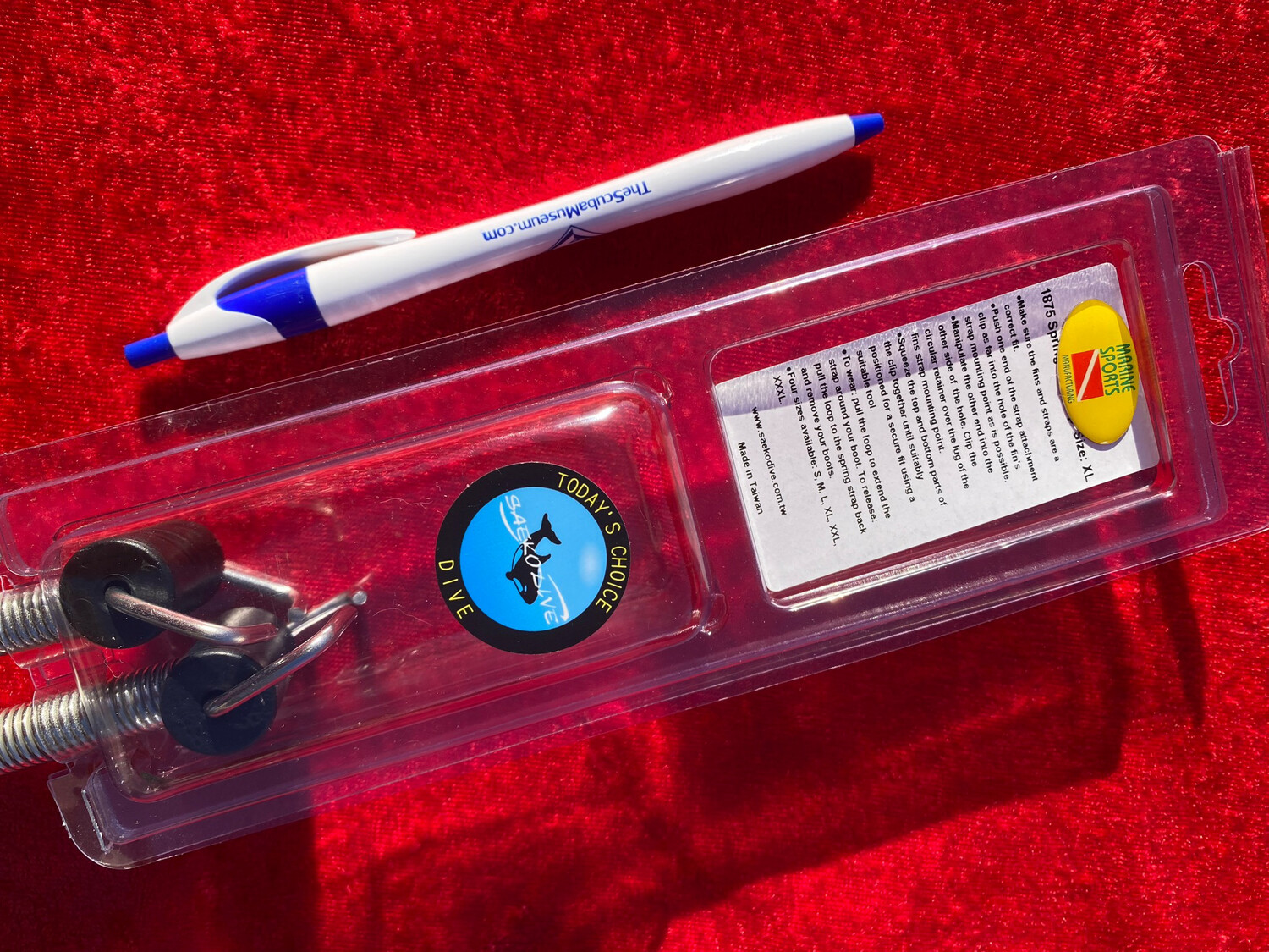 Spring Straps for your fins XL JET FIN STYLE