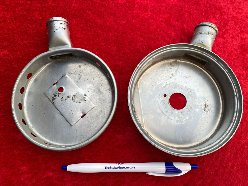 US Divers MISTRAL cans satin chrome (used)