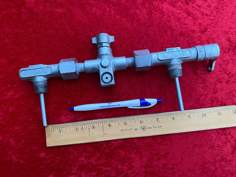 US Divers 1/2 inch three piece manifold BARN FRESH