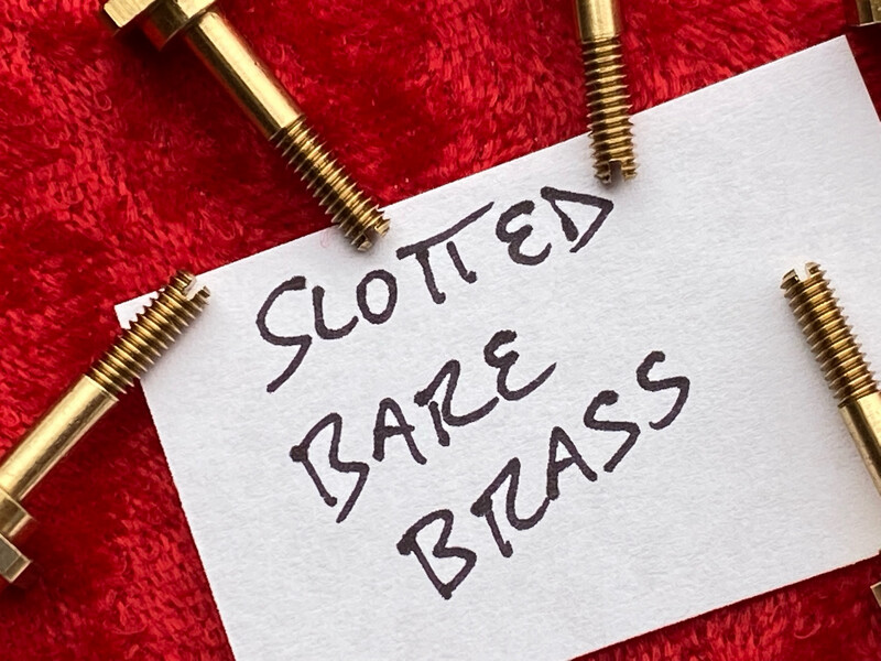 Kraken slotted seat holder new also fit USD and Voit BARE BRASS