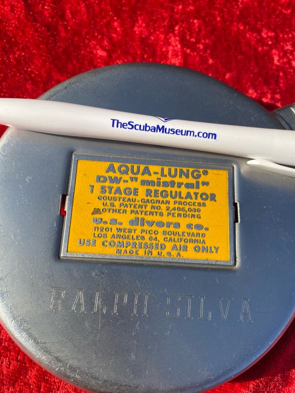 US Divers MISTRAL cans satin chrome (used) RALPH SILVA