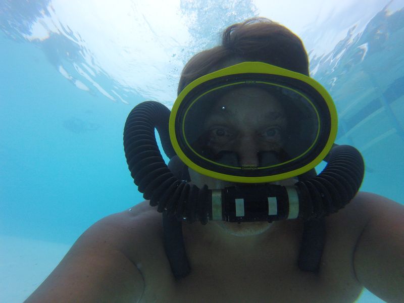 Elton Mark Spitz mask