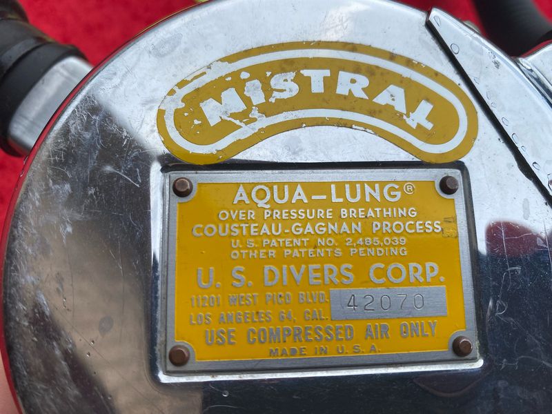 US Divers Over Pressure Breathing Single Stage regulator