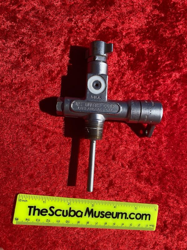 US Divers J valve 1/2 inch pipe thread 1954