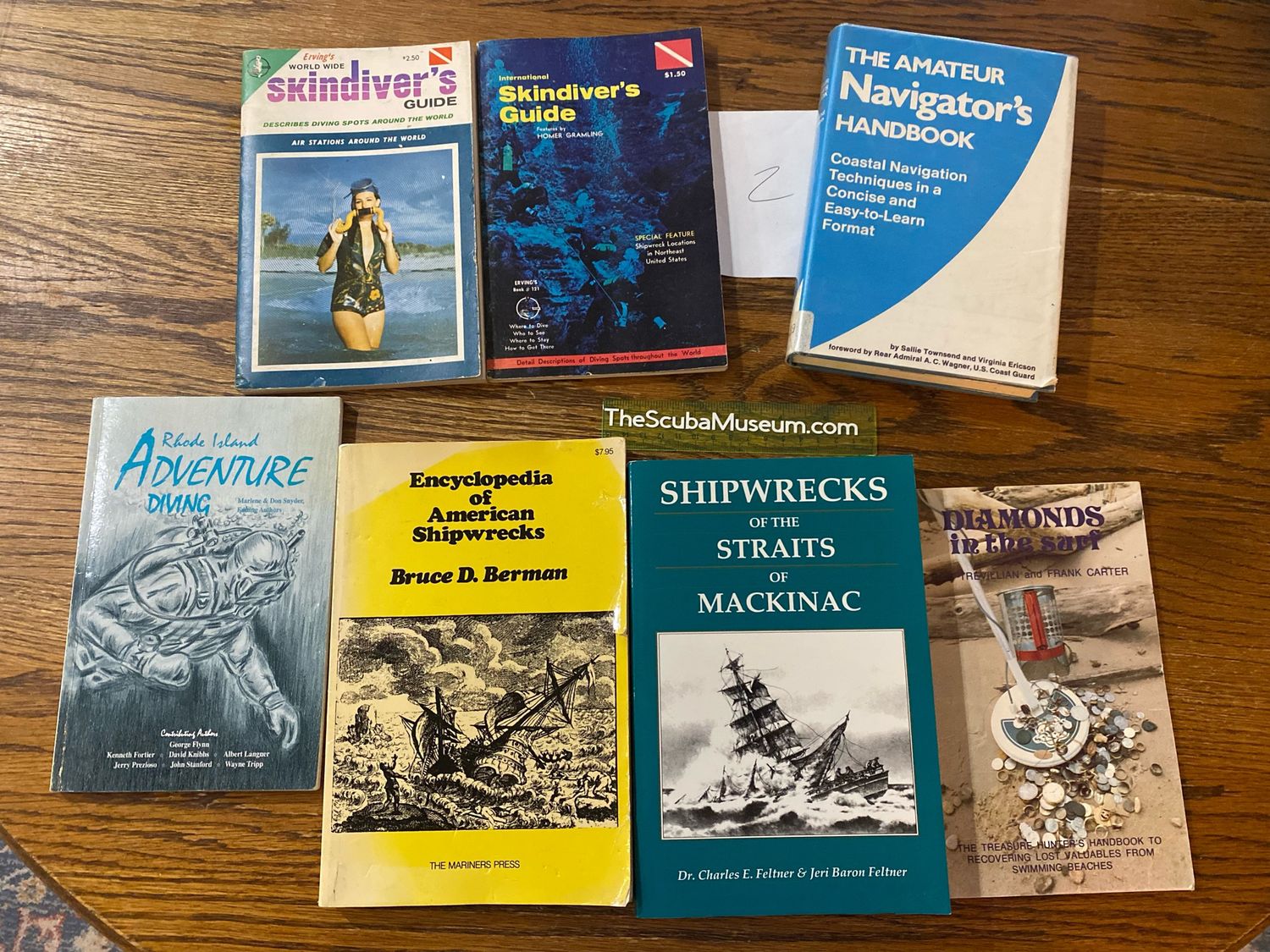 Vintage scuba book lot 2