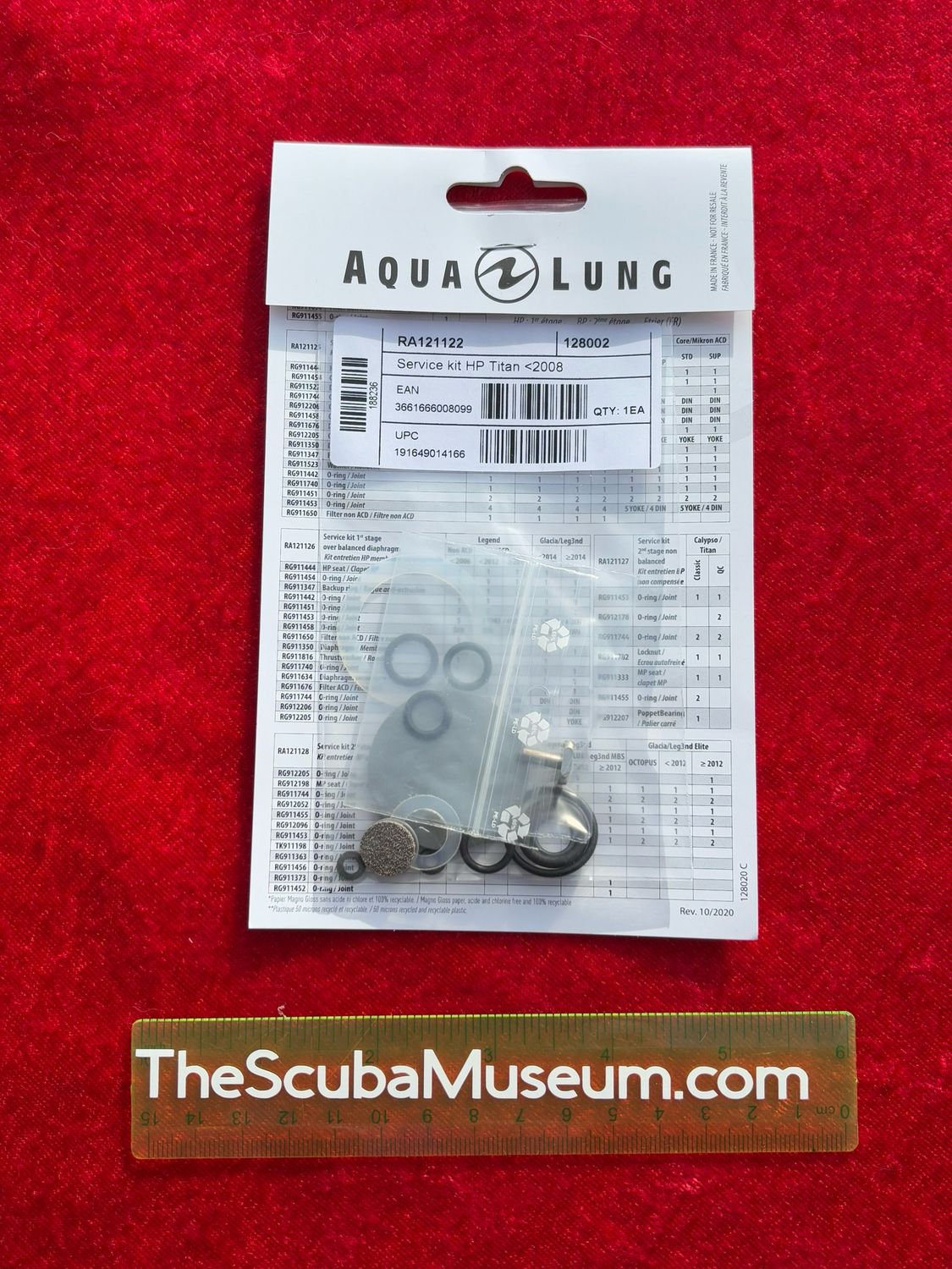 Aqua Lung HP Titan RA121122 service kit