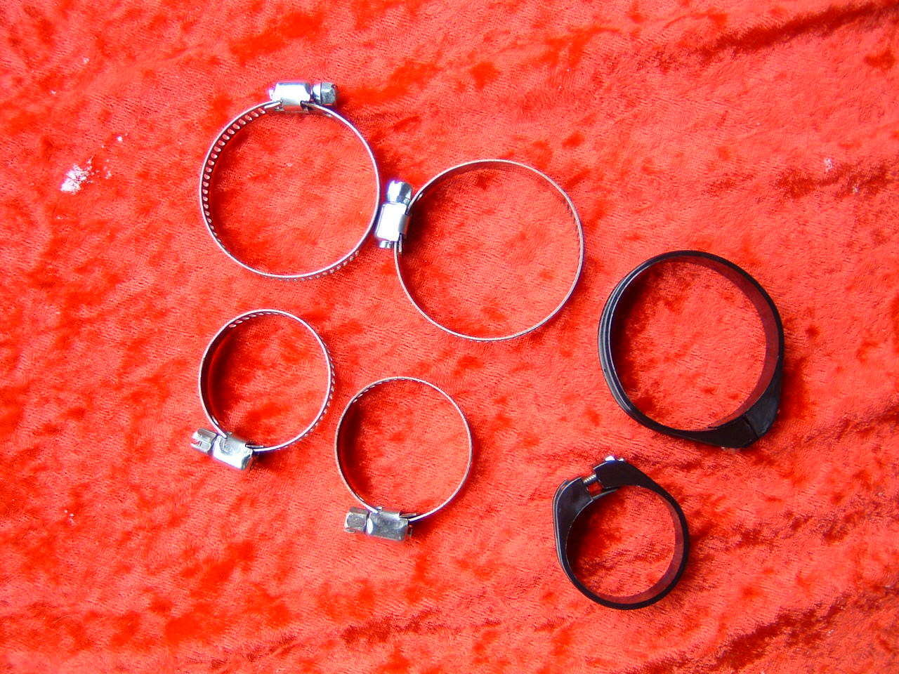 Rebreather style 301 Stainless hose clamps (set of 4)