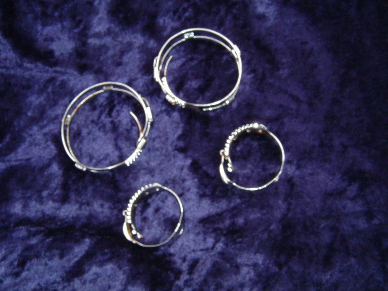 Used pre 1959 Tinnerman hose clamps CHROME