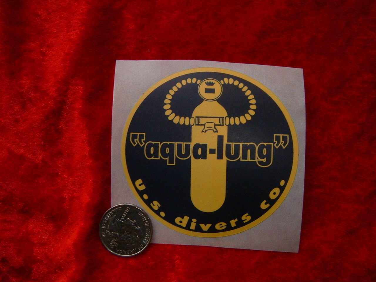US Divers 3 inch reproduction decal
