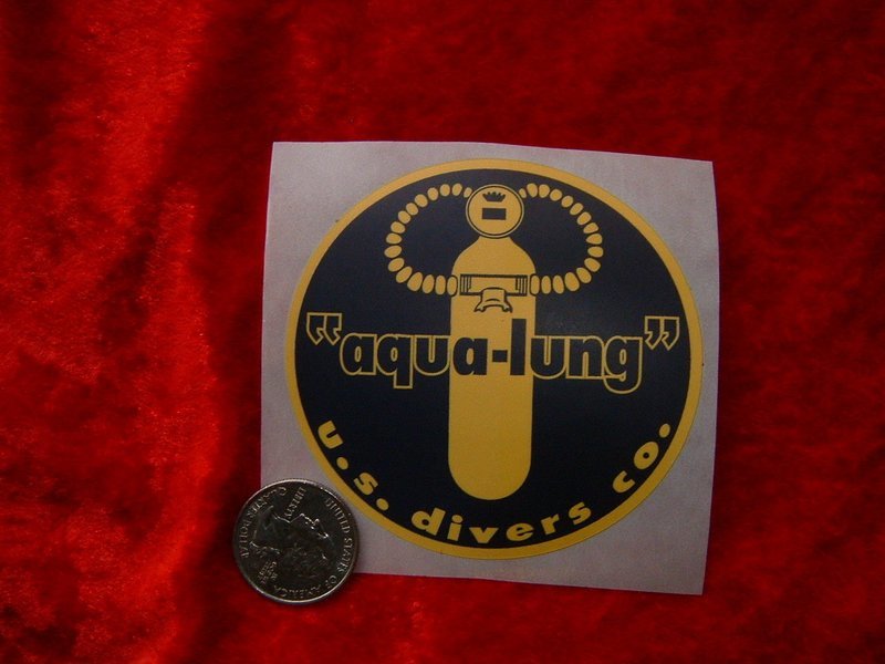 US Divers 3 inch reproduction decal