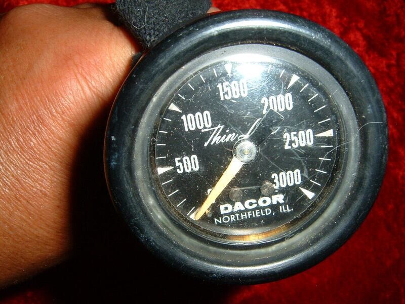 Dacor SPG pressure gauge with 3/8 thread