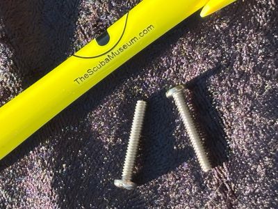 Extra long hose clamps screws for Diverter mouthpiece and/or thicker hoses (2 each)