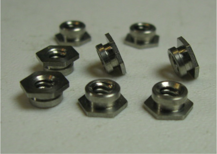 Hardware for the Kraken, FX or Jet Air PRESSED NUTS