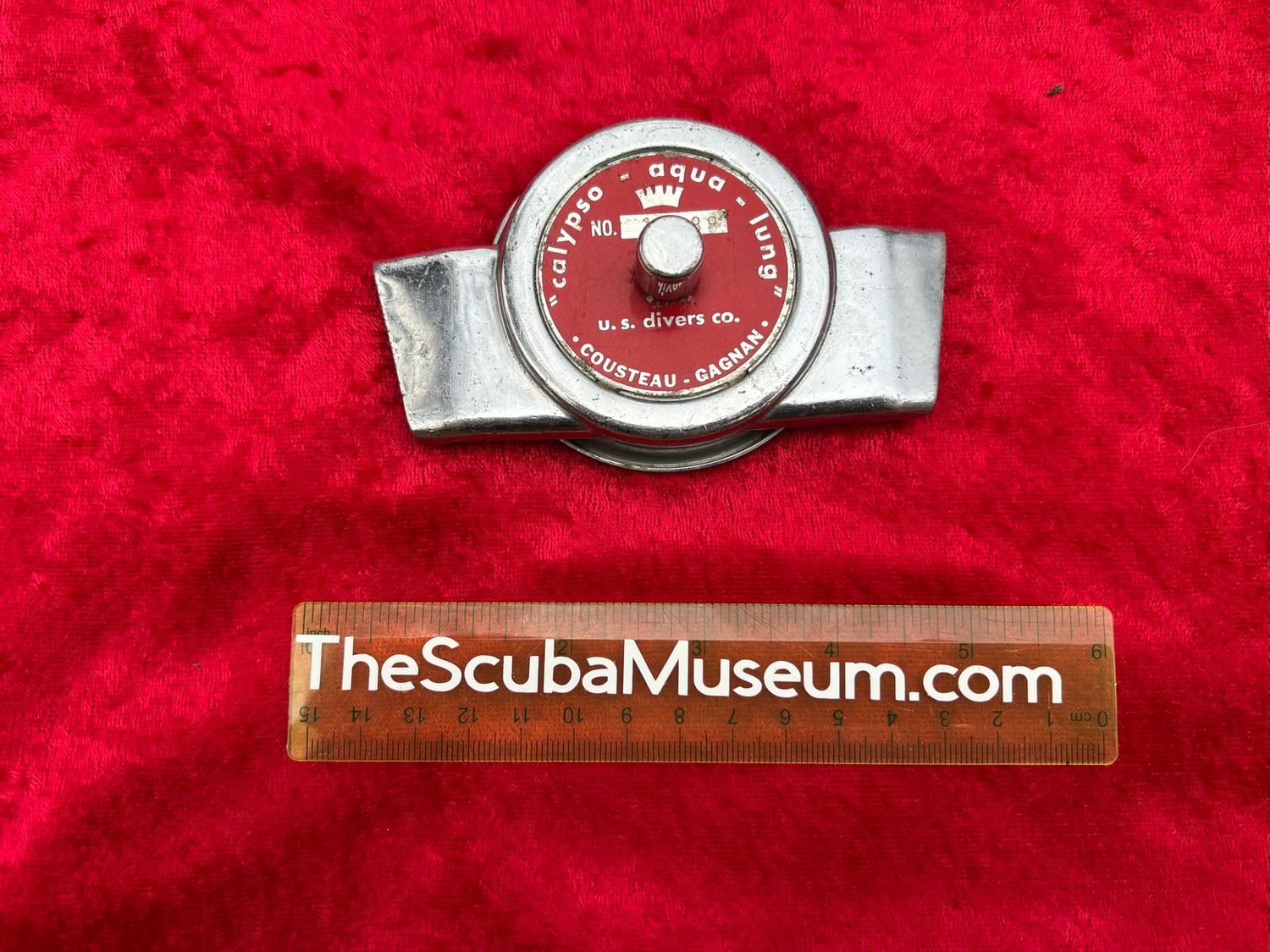 US Divers Calypso aqua lung regulator (cover only) RED FACE #1498