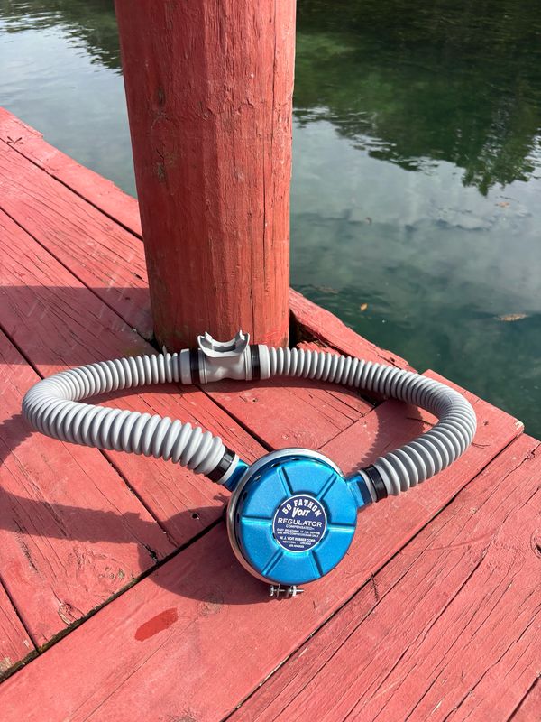 Voit 50 Fathom regulator Blue model totally restored