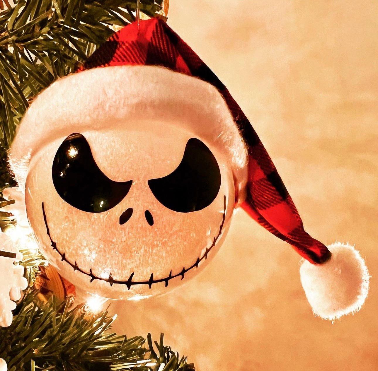 Santa Jack Skellington Ornament