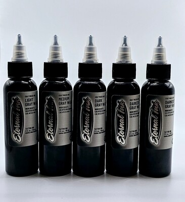 Eternal Gray Wash Set of 5