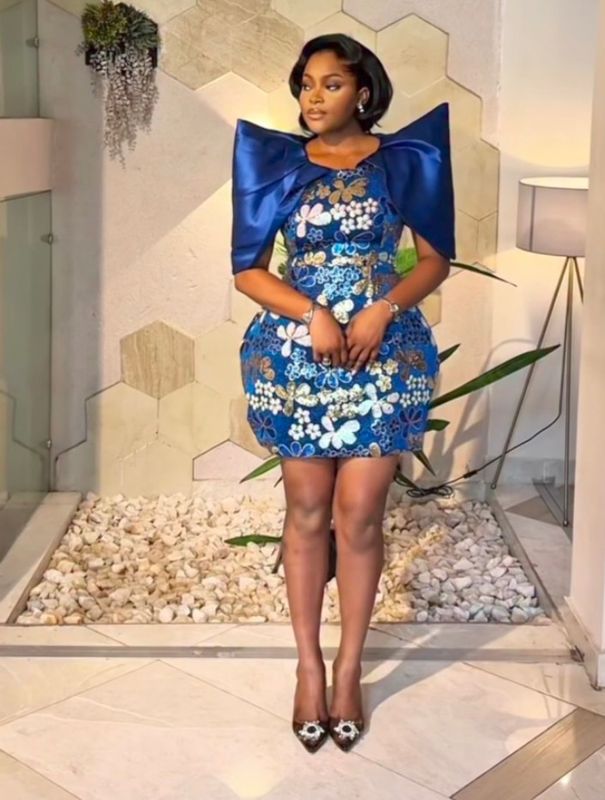 Mini Sequin Cape Dress