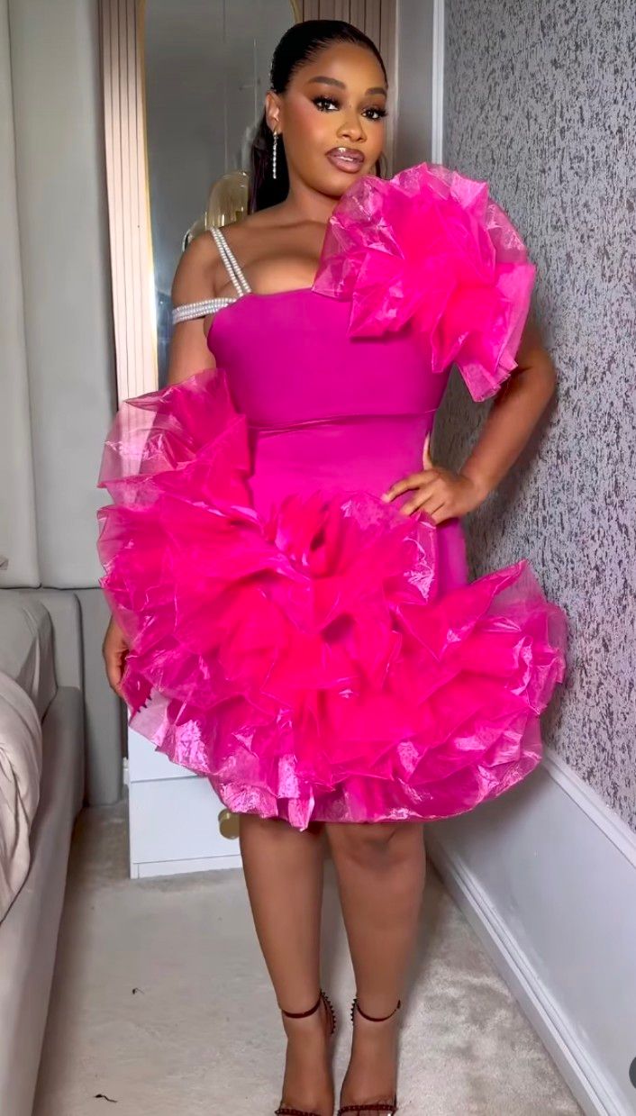 Peal Drop Pink Dress