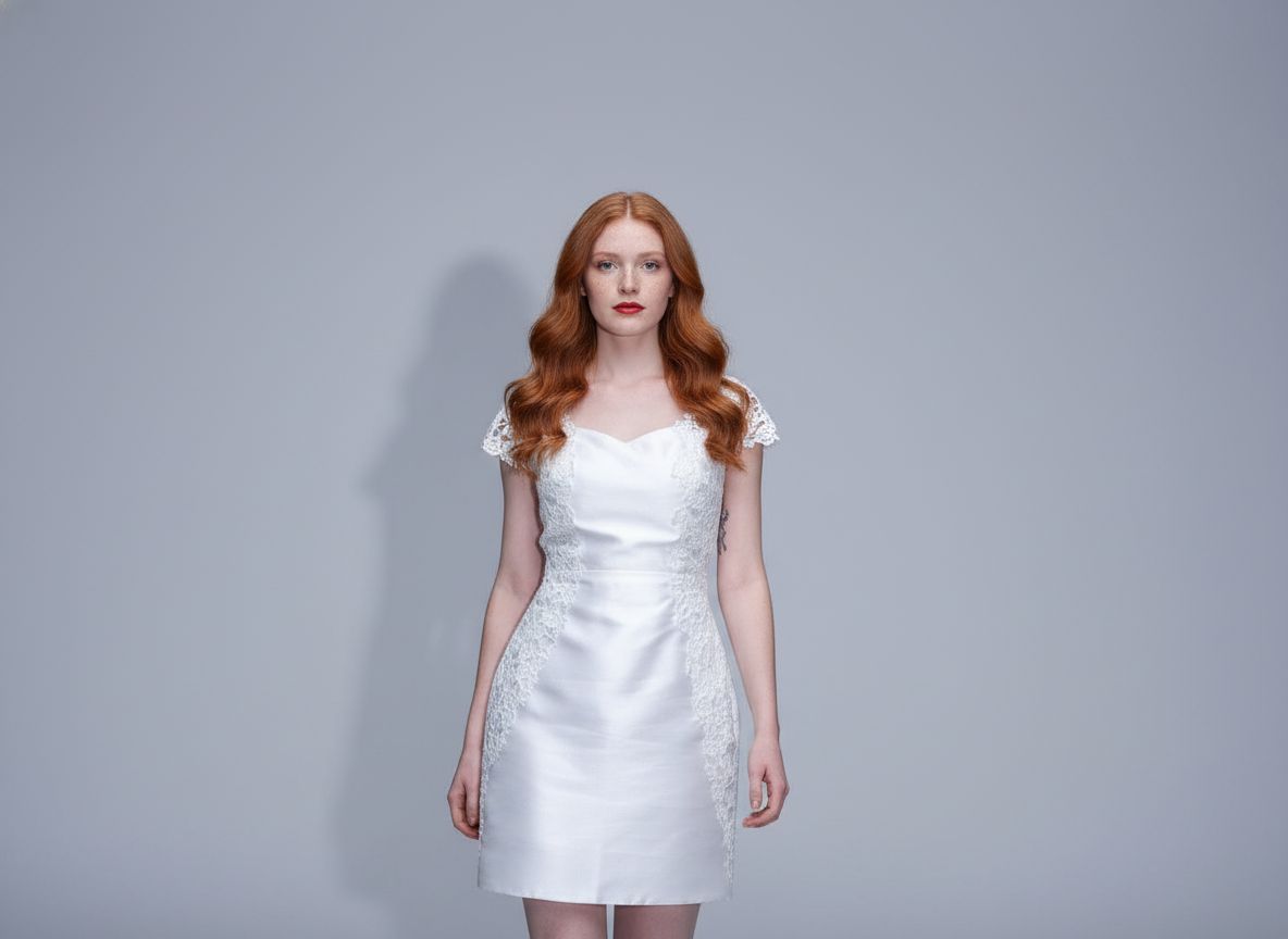 Lace Front Pattern Dress