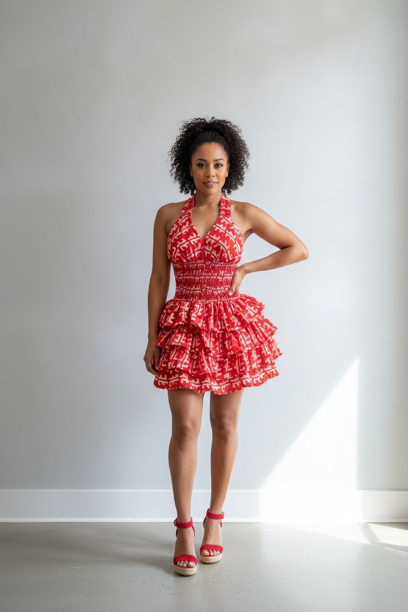 Stretchy Smoked Dress