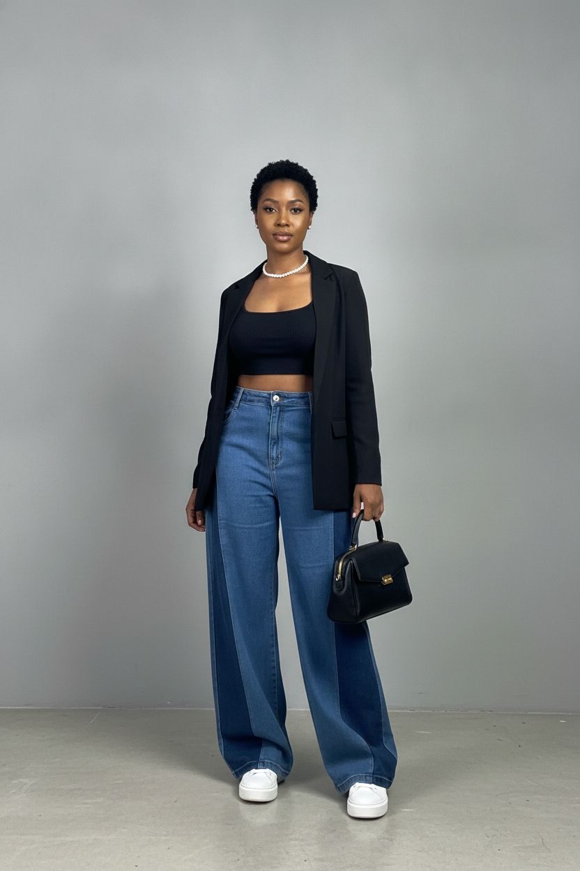Baggy Flared Jeans