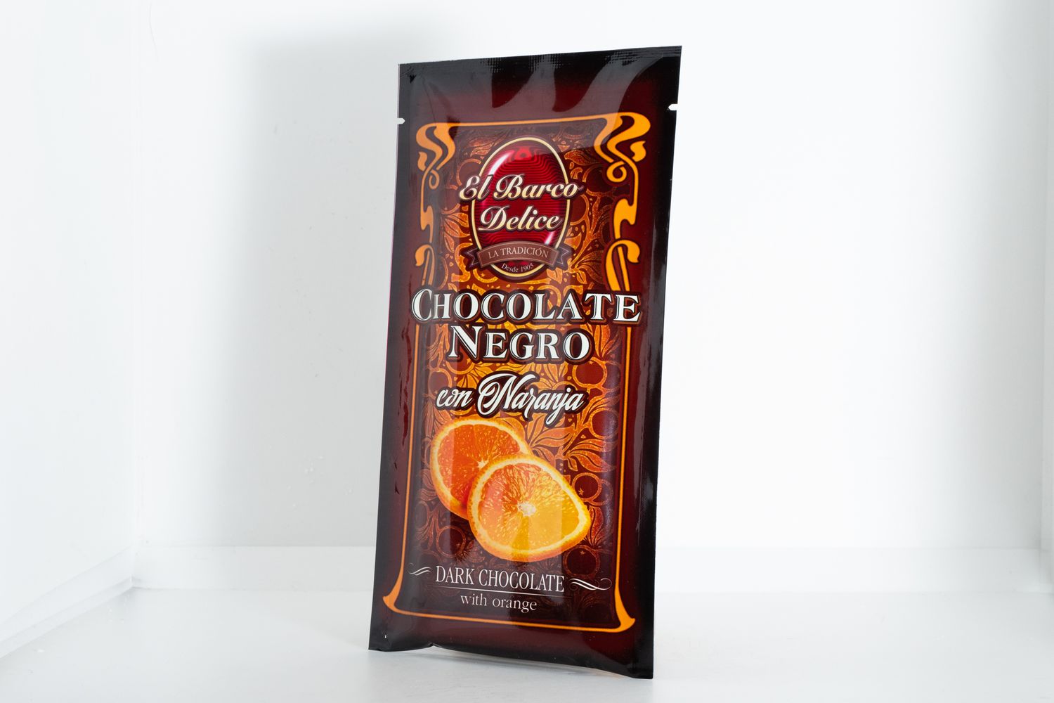 CHOCOLATE NEGRO CON NARANJA