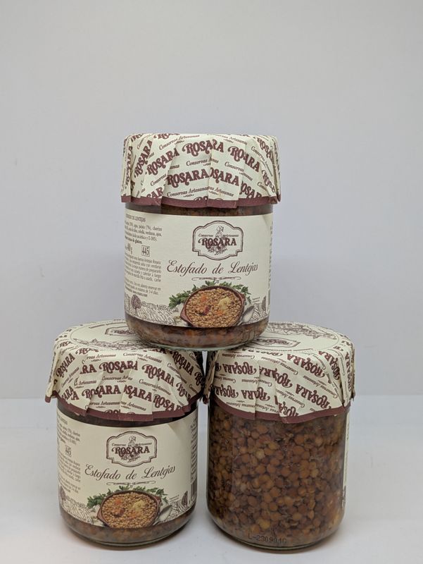 LENTEJAS ESTOFADAS ROSARA