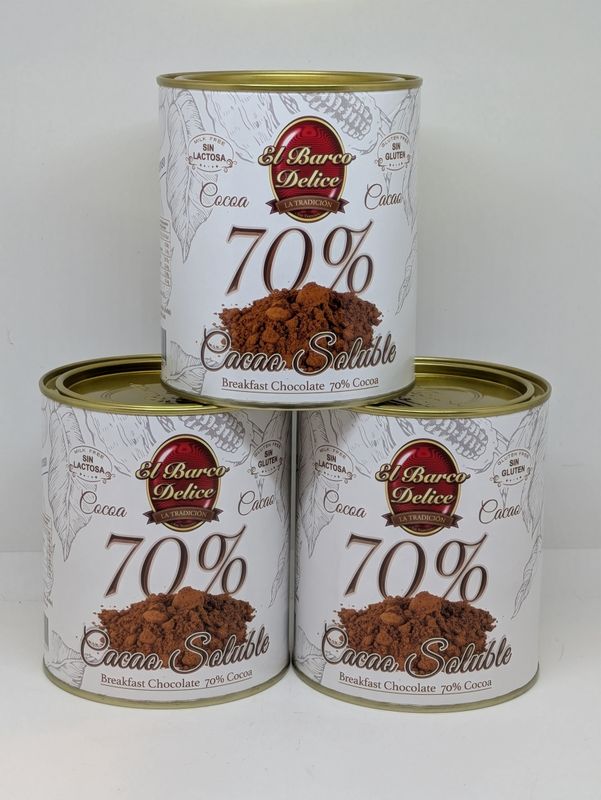 CACAO 70% BARCO DELICE