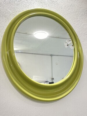 Space Age ceramic wall mirror, 1970s