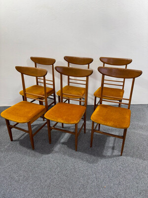 Set di 6 Sedie da pranzo Design Danese 1960’s