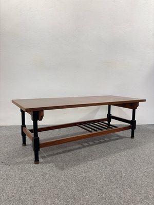 Tavolino da salotto legno anni 60 design Modernariato