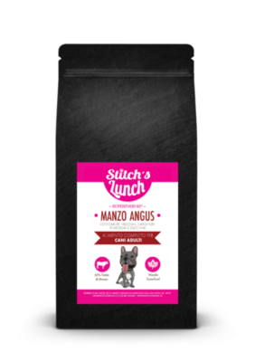 STITCH&#39;S LUNCH ALL BREED CANE ADULT SUPERFOOD 65 MANZO ANGUS 2 KG