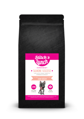 STITCH&#39;S LUNCH ALL BREED CANE ADULT SUPERFOOD 65 SALMONE SCOZZESE 2 KG