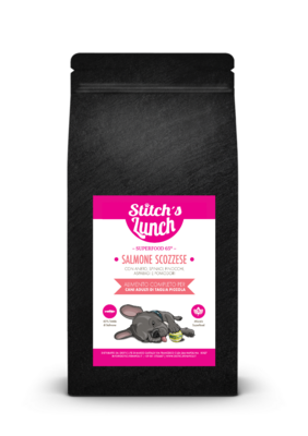 STITCH&#39;S LUNCH CROCCHETTE SMALL BREED CANE ADULT SUPERFOOD 65 SALMONE SCOZZESE 2 KG