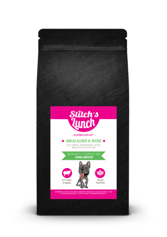 STITCH&#39;S LUNCH ALL BREED CANE ADULT SUPERFOOD 65 AGNELLO 2 KG