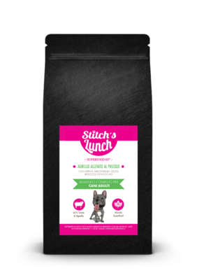 STITCH&#39;S LUNCH CROCCHETTE ALL BREED CANE ADULT SUPERFOOD 65 AGNELLO 2 KG