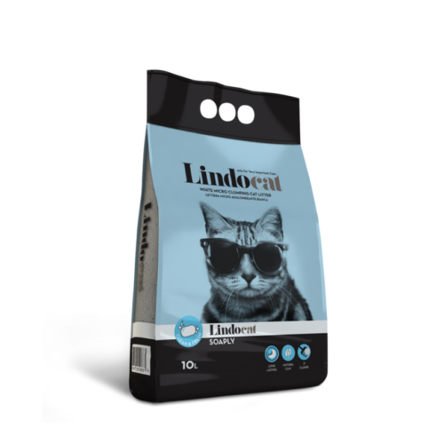 LINDOCAT SOAPLY LETTIERA AGGLOMERANTE BIANCA PROFUMATA SAPONE 10 LT