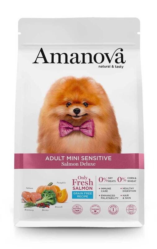 AMANOVA CANE MINI ADULT SENSITIVE SALMONE 2 KG