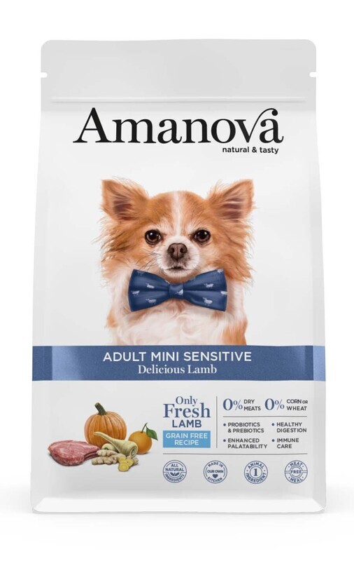 AMANOVA CANE MINI ADULT SENSITIVE AGNELLO 2 KG