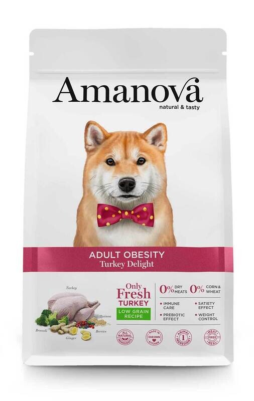 AMANOVA CANE ALL BREED OBESITY TACCHINO 2 KG