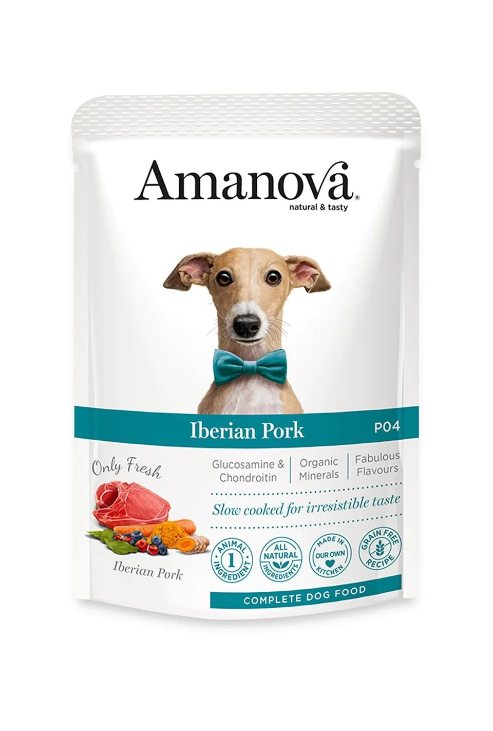AMANOVA POUCH CIBO UMIDO MAIALE IBERICO 100 GR