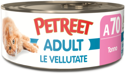 PETREET UMIDO GATTO VELLUTATE TONNO 70 GR