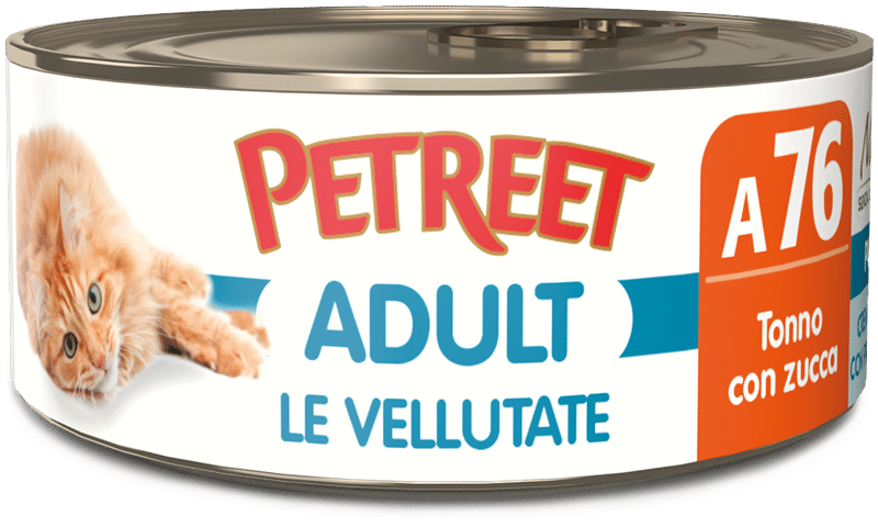 PETREET UMIDO GATTO VELLUTATE TONNO CON ZUCCA 70 GR