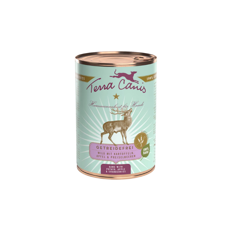 TERRA CANIS CIBO UMIDO CANE GRAIN FREE CERVO 400 GR