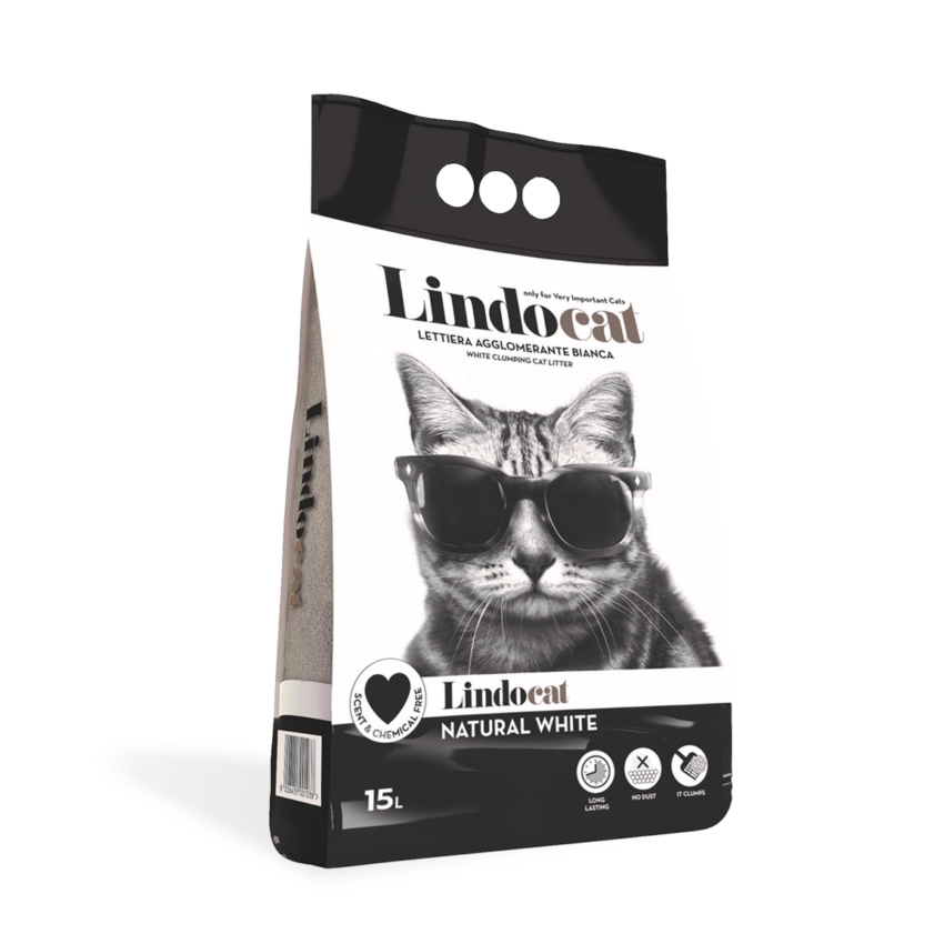 LINDOCAT NATURAL WHITE LETTIERA AGGLOMERANTE BIANCA 10 LT