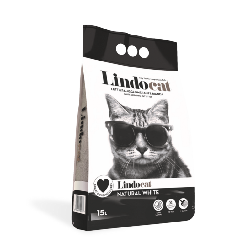 LINDOCAT NATURAL WHITE LETTIERA AGGLOMERANTE BIANCA 10 LT