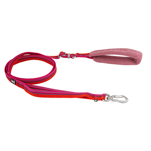 HURTTA GUINZAGLIO ADJUSTABLE ECO ROSA 120-180CM 20MM
