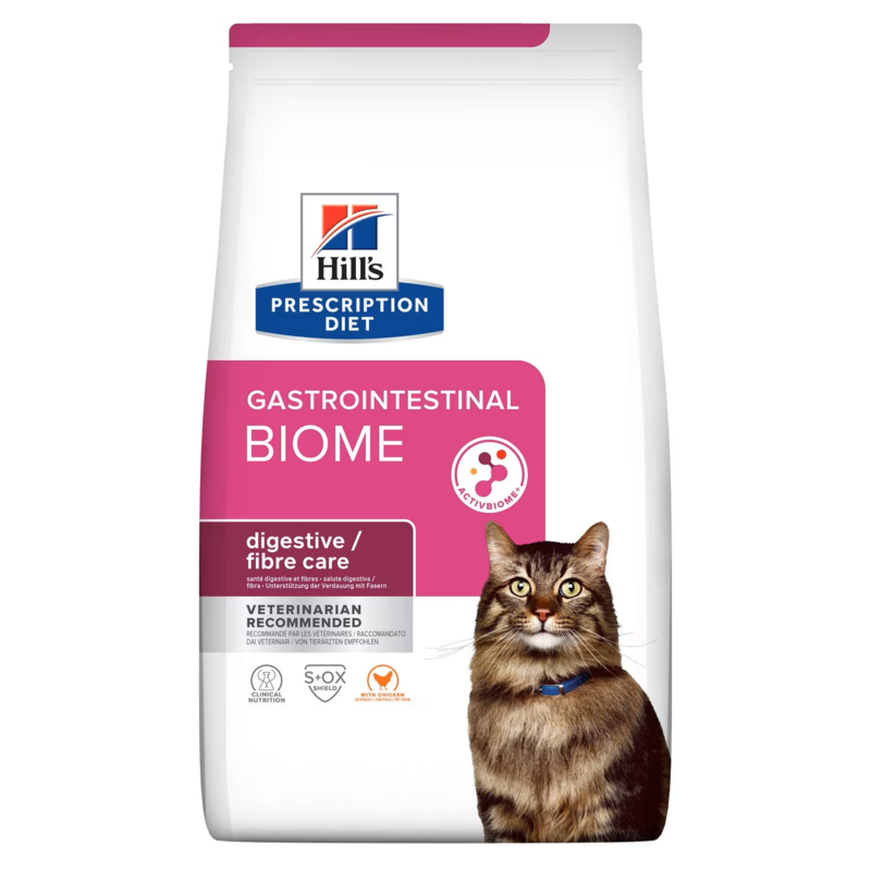 HILL&#39;S PRESCRIPTION DIET CROCCHETTE GATTO I/D BIOME GASTROINTESTINAL 1,5 KG