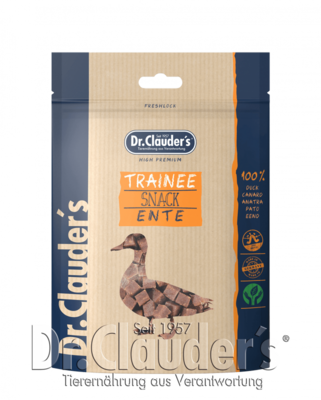 DR. CLAUDER&#39;S TRAINEE SNACK CANE CUBETTI ANATRA 80 GR
